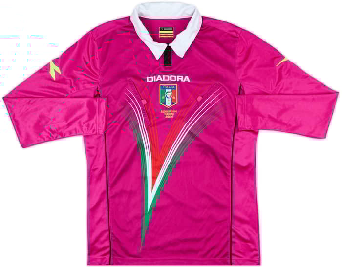 2011-12 Italy Diadora Referee L/S Shirt - 9/10 - (S)
