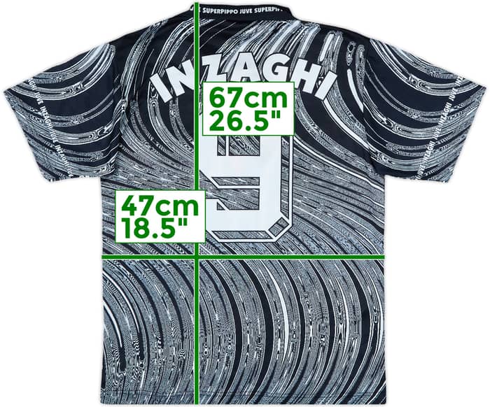 1997-98 Juventus Fan Shirt Inzaghi #9 - 10/10 - (M)
