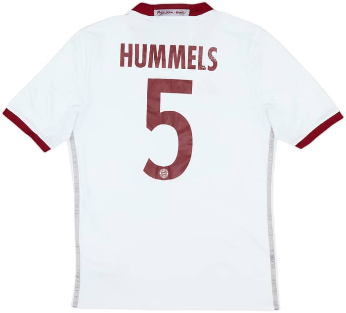 2016-17 Bayern Munich Third Shirt Hummels #5 - 6/10 - (XL.Boys)