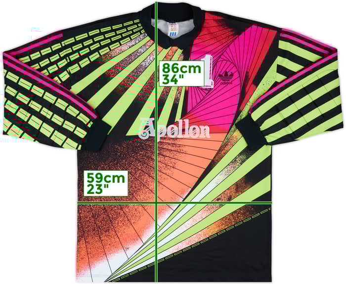 1992-94 adidas GK Template Shirt (Germany) #1 - 8/10 - (XL)