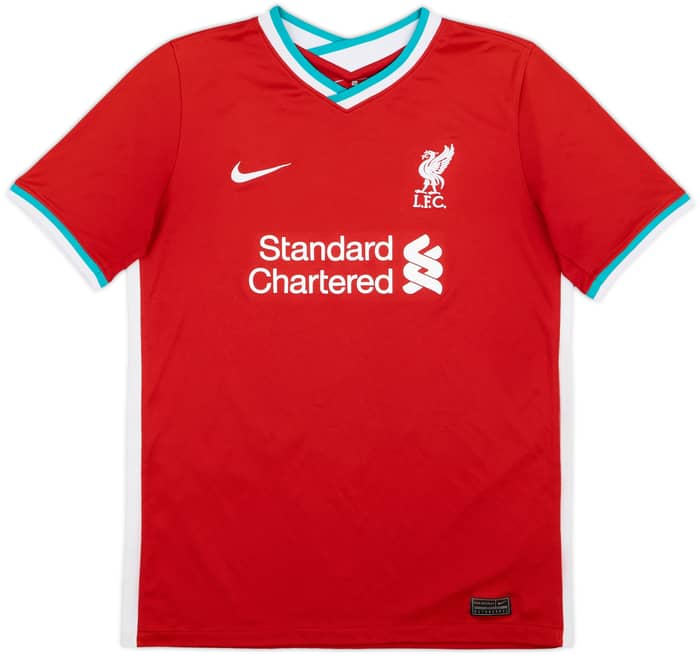 2021-22 Liverpool Home Shirt M.Salah #11 - 8/10 - (XL.Boys)