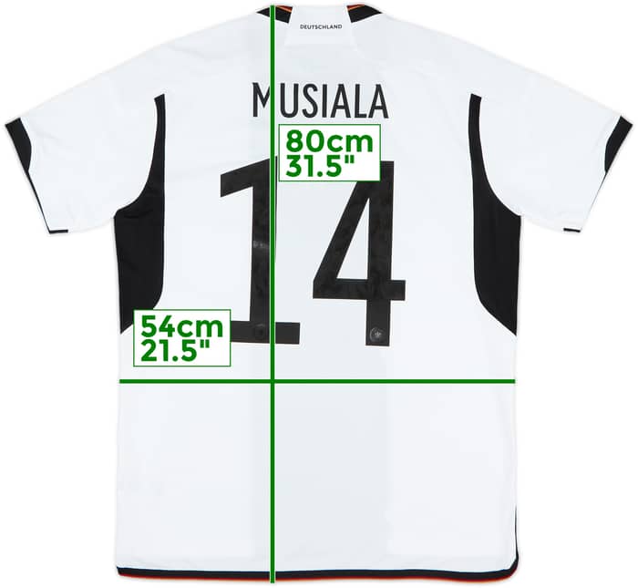 2022-23 Germany Home Shirt Musiala #14 - 10/10 - (L)