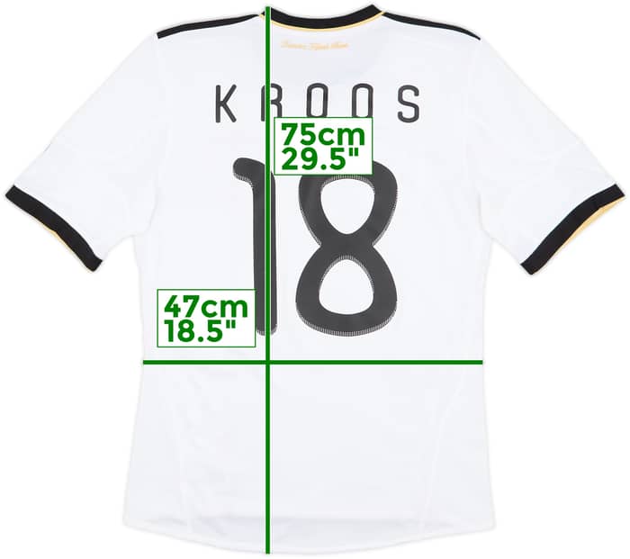 2010-11 Germany Home Shirt Kroos #18 - 5/10 - (M)