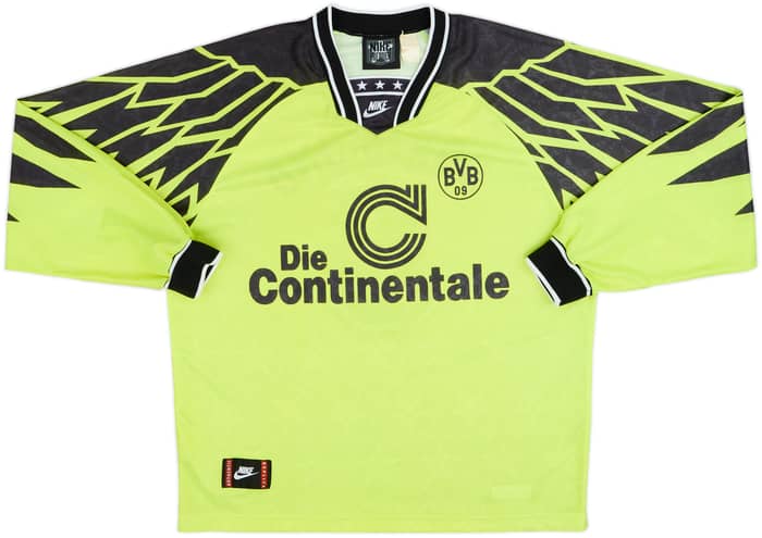 1994-95 Borussia Dortmund Home L/S Shirt #5 - 5/10 - (XL)