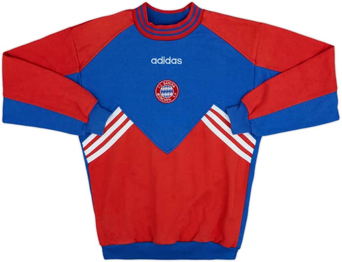 1993-95 Bayern Munich adidas Sweat Top - 8/10 - (S)