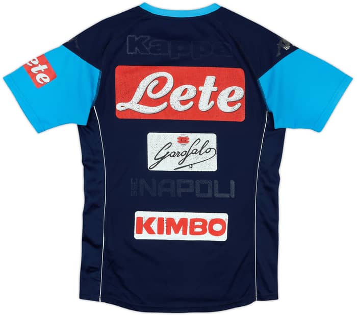 2017-18 Napoli Kappa Training Shirt - 4/10 - (S)