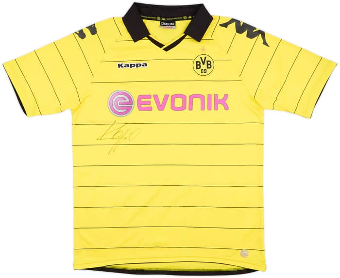 2010-11 Borussia Dortmund Signed Home Shirt Boris #30 - 7/10 - (L)