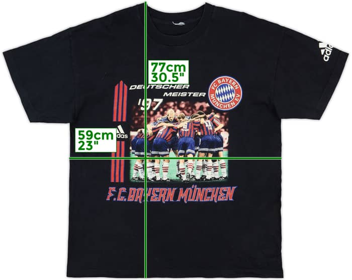 1997-98 Bayern Munich adidas Cotton Shirt - 7/10 - (XL)
