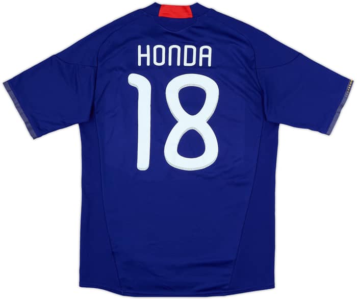 2010-12 Japan Signed Home Shirt Honda #18 - 6/10 - (L)