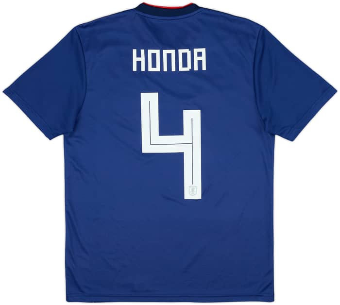 2018-19 Japan Home Shirt Honda #4 - 9/10 - (M)
