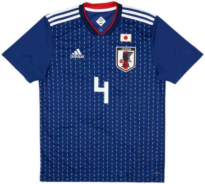 2018-19 Japan Home Shirt Honda #4 - 9/10 - (M)