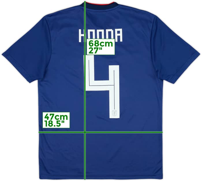 2018-19 Japan Home Shirt Honda #4 - 9/10 - (M)