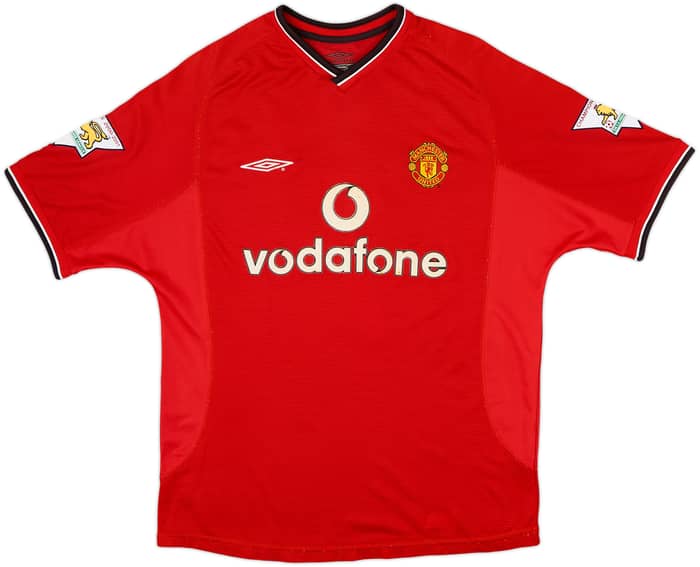 2000-02 Manchester United Home Shirt Beckham #7 - 6/10 - (M)