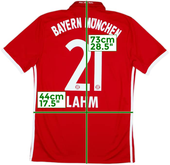 2016-17 Bayern Munich Home Shirt Lahm #21 - 8/10 - (S)