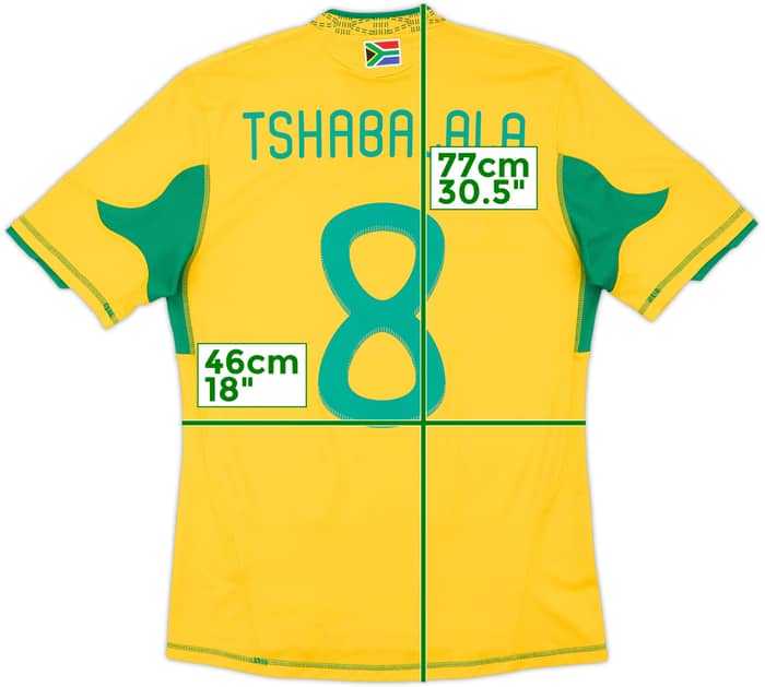 2009-11 South Africa Home Shirt Tshabalala #8 - 8/10 - (M)
