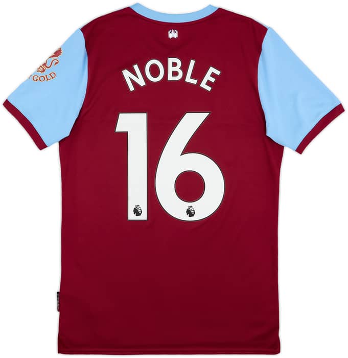 2019-20 West Ham Home Shirt Noble #16 - 10/10 - (S)