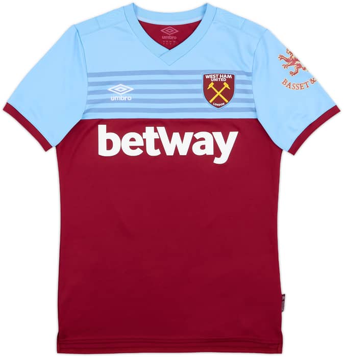 2019-20 West Ham Home Shirt Noble #16 - 10/10 - (S)