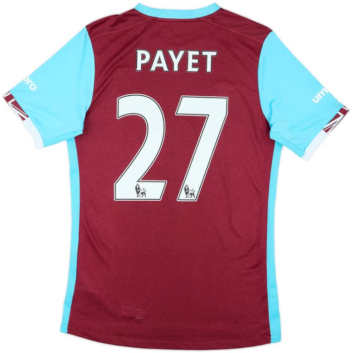 2016-17 West Ham Home Shirt Payet #27 - 8/10 - (M)