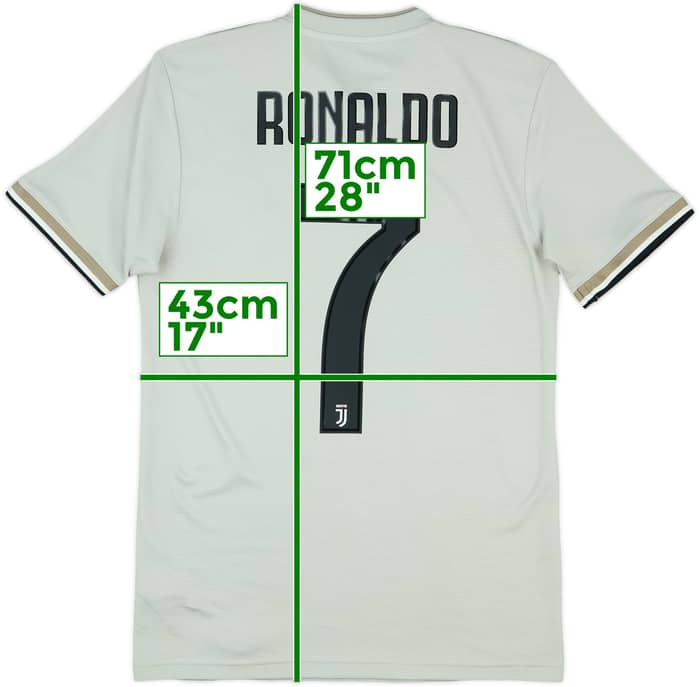 2018-19 Juventus Away Shirt Ronaldo #7 - 8/10 - (XS)