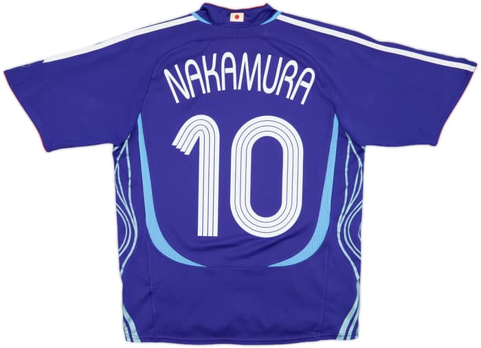 2006-08 Japan Home Shirt Nakamura #10 - 8/10 - (XL.Boys)