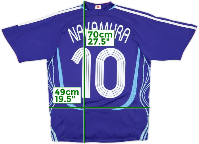 2006-08 Japan Home Shirt Nakamura #10 - 8/10 - (XL.Boys)