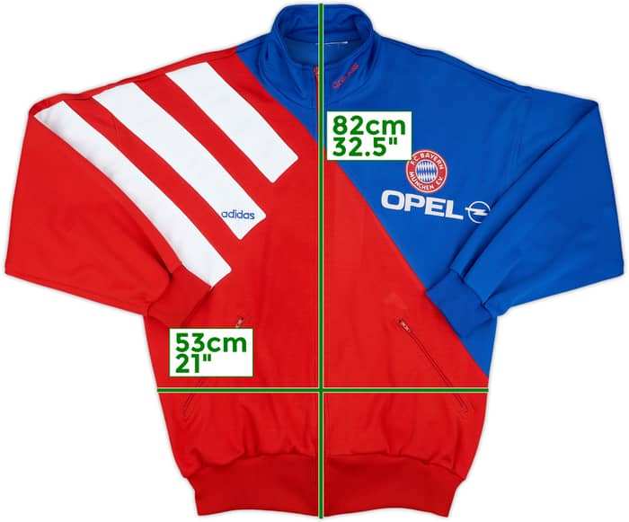 1993-95 Bayern Munich adidas Track Jacket - 8/10 - (XL)