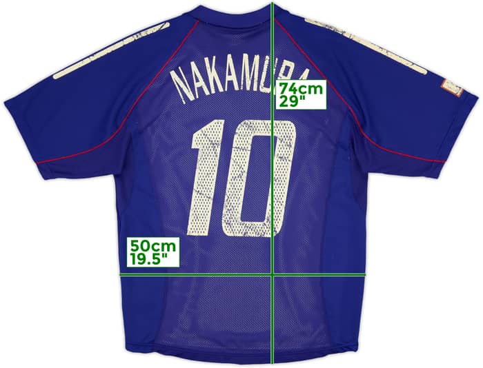 2002-04 Japan Player Issue Home Shirt Nakamura #10 - 5/10 - (L)