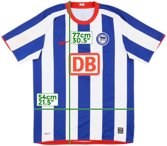 2008-09 Hertha Berlin Home Shirt - 7/10 - (M)