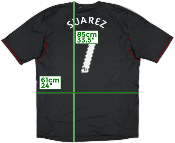 2011-12 Liverpool Away Shirt Suarez #7 - 6/10 - (XXL)