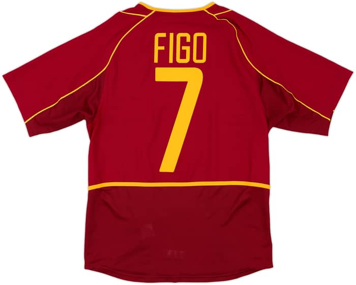 2002-04 Portugal Home Shirt Figo #7 - 9/10 - (S)