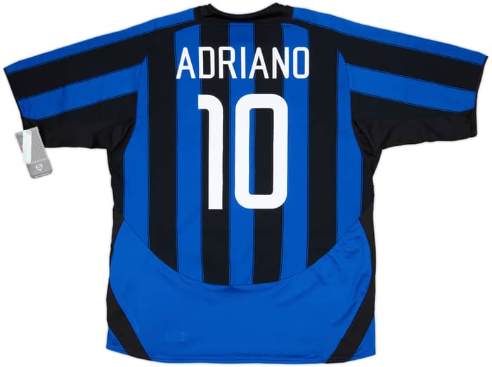 2003-04 Inter Milan Home Shirt Adriano #10 (XL)