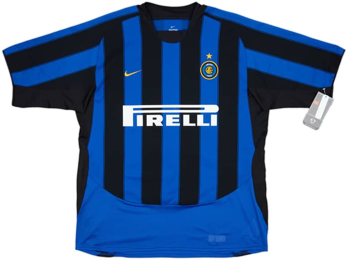 2003-04 Inter Milan Home Shirt Adriano #10 (XL)