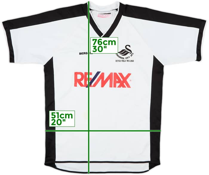 2004-05 Swansea Home Shirt - 5/10 - (M)