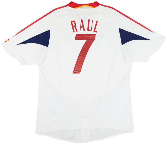 2004-06 Spain Away Shirt Raul #7 - 6/10 - (XXL)