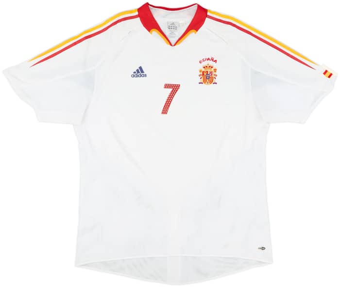 2004-06 Spain Away Shirt Raul #7 - 6/10 - (XXL)