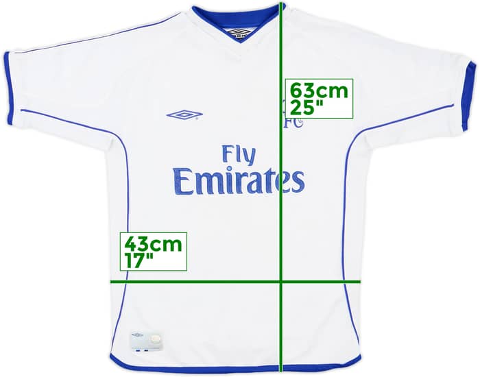 2001-03 Chelsea Away Shirt - 8/10 - (M.Boys)
