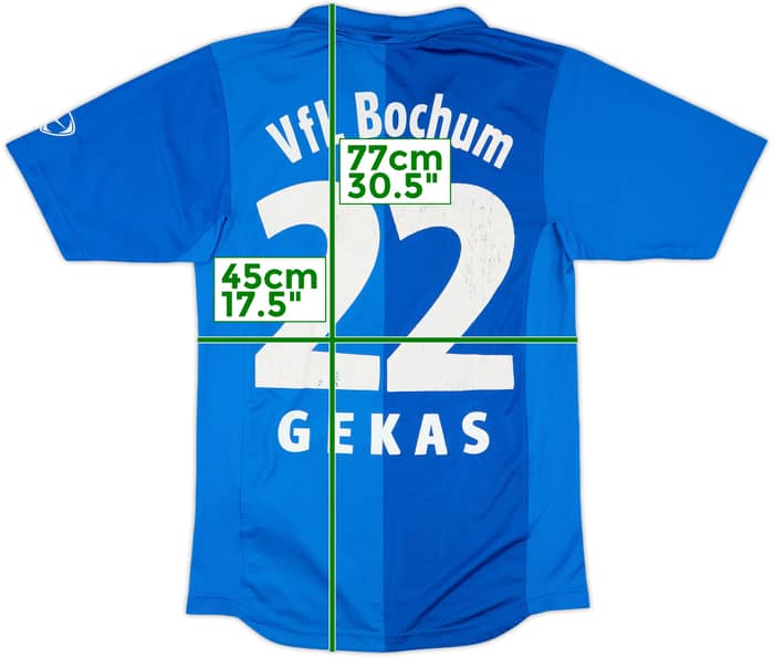 2006-07 VFL Bochum Home Shirt Gekas #22 - 6/10 - (S)
