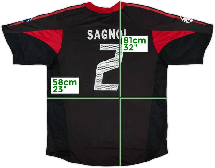 2004-05 Bayern Munich Third Shirt Sagnol #2 - 7/10 - (L)