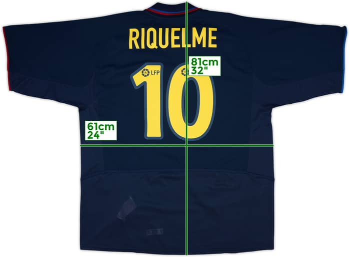 2002-03 Barcelona Away Shirt Riquelme #10 - 10/10 - (XL)