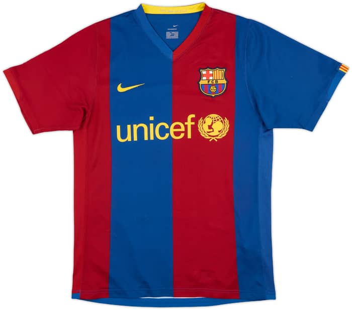 2006-07 Barcelona Home Shirt Henry #14 - 6/10 - (S)