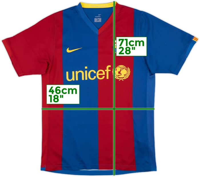 2006-07 Barcelona Home Shirt Henry #14 - 6/10 - (S)