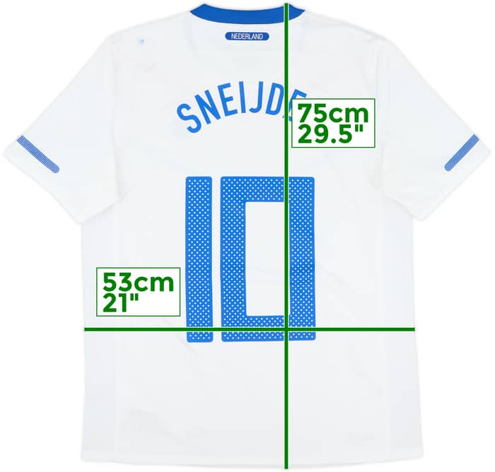 2010-11 Netherlands Away Shirt Sneijder #10 - 7/10 - (M)