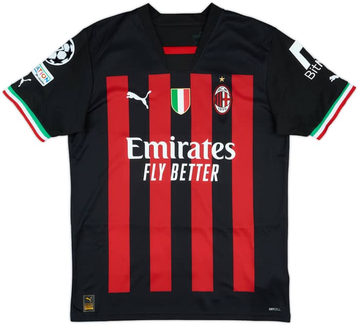 2022-23 AC Milan Home Shirt Tonali #8 - 10/10 - (M)