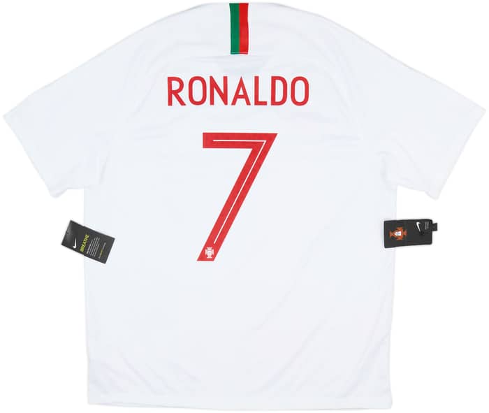 2018-19 Portugal Away Shirt Ronaldo #7 (XL)