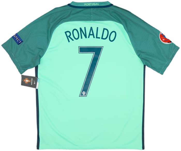 2016-18 Portugal Away Shirt Ronaldo #7 (L)