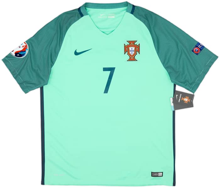 2016-18 Portugal Away Shirt Ronaldo #7 (L)