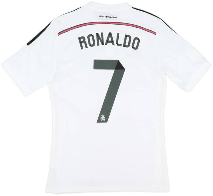 2014-15 Real Madrid Home Shirt Ronaldo #7 - 8/10 - (M)
