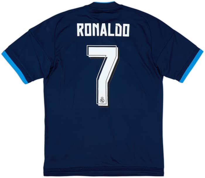Camiseta de la tercera equipación del Real Madrid 2015-16 Ronaldo #7 (M)