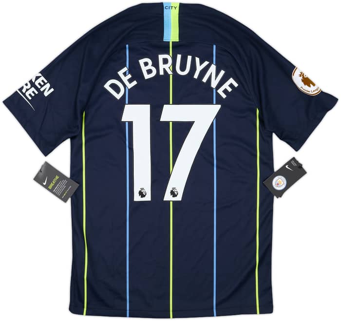 2018-19 Manchester City Away Shirt De Bruyne #17 (S)