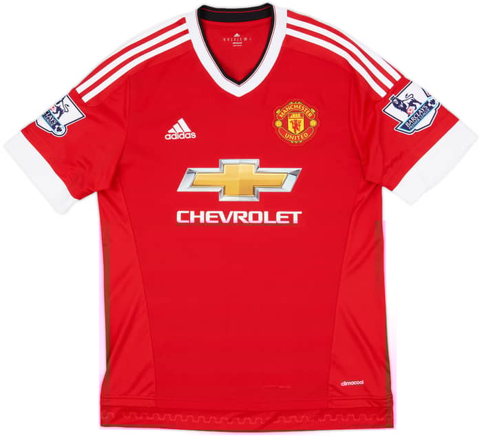 2015-16 Manchester United Home Shirt Blind #17 - 8/10 - (M)